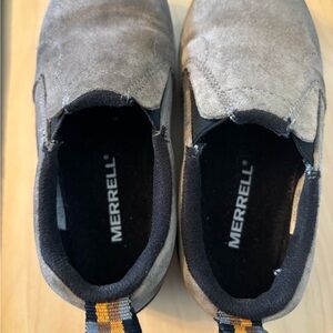 Merrell ki Slip-On Suede Casual Shoe in Gray